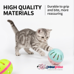 🐾 Interactive Lattice Bell Balls (12-Piece Economy Pack)