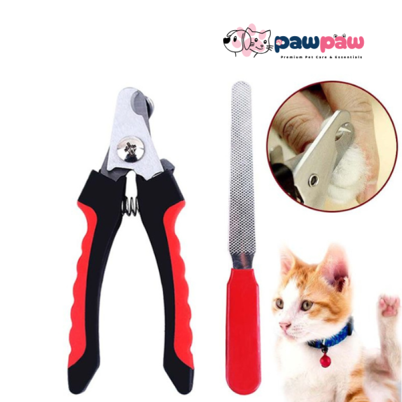 Professional Pet Nail Clipper & Grooming File Set
