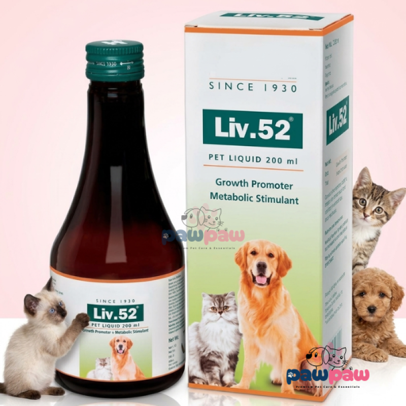 Himalaya Liv.52 Pet Liquid - Liver Support & Growth Promoter (200ml)