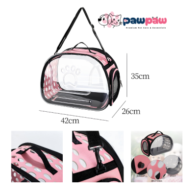 PawPaw Panoramic Clear-View Pet Carrier Bag