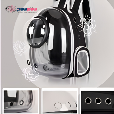 PawPaw Extra Large Transparent Pet Carrier Backpack