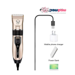 Professional Rechargeable Low-Noise Pet Clipper Kit