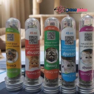 Premium Natural Organic Catnip Vial Set