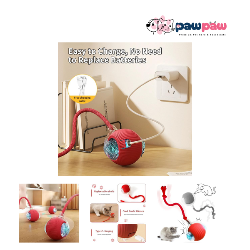 🐾 Smart Automatic Rolling Chase Ball