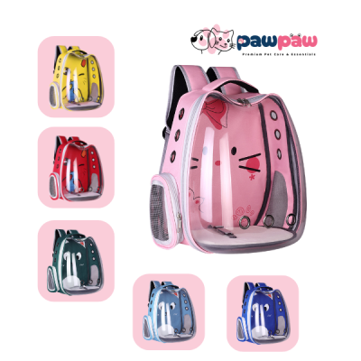 Cute Cat Ear Cartoon Space Capsule Pet Backpack